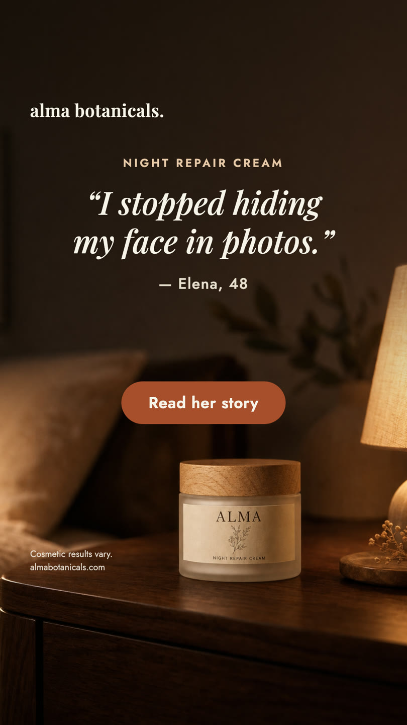 “I stopped hiding my face in photos.”